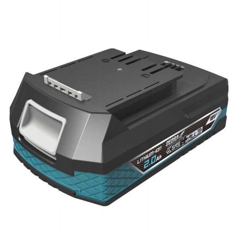 Casa si Gradina - Constructii - Scule electrice si accesorii - Slefuitoare - Masina de slefuit cu banda abraziva, cu acumulator 2 Ah, incarcator 18V Li-ion, 76x457 mm, SAS+ALL, Dedra - Infinity.ro