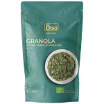 Market - Bacanie - Cereale, musli si fulgi - Granola cu orz verde si spirulina bio 200g Obio - Infinity.ro