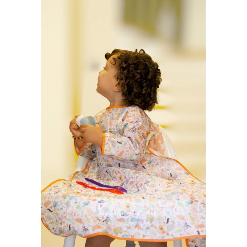 Jucarii, Copii si Bebe - Hrana si alaptare - Biberoane, suzete si accesorii hranire - Articole hranire bebelusi - Baveta multifunctionala cu prindere pe scaunul de masa BabyJem - Infinity.ro