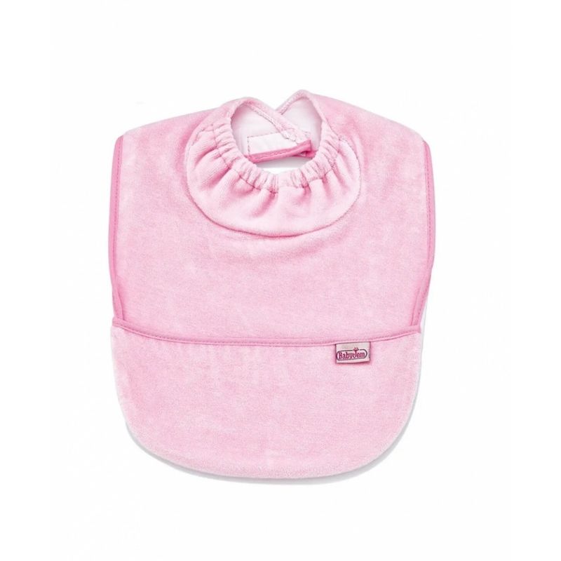 Jucarii, Copii si Bebe - Hrana si alaptare - Biberoane, suzete si accesorii hranire - Articole hranire bebelusi - Baveta cu buzunar BabyJem Velvet (Culoare: Bleu) - Infinity.ro