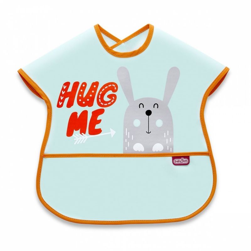 Jucarii, Copii si Bebe - Hrana si alaptare - Biberoane, suzete si accesorii hranire - Articole hranire bebelusi - Baveta BabyJem cu buzunar Poly Large Bib (Culoare: Galben) - Infinity.ro