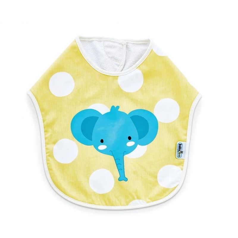 Jucarii, Copii si Bebe - Hrana si alaptare - Biberoane, suzete si accesorii hranire - Articole hranire bebelusi - Baveta din bumbac BabyJem Dots (Culoare: Bleu) - Infinity.ro