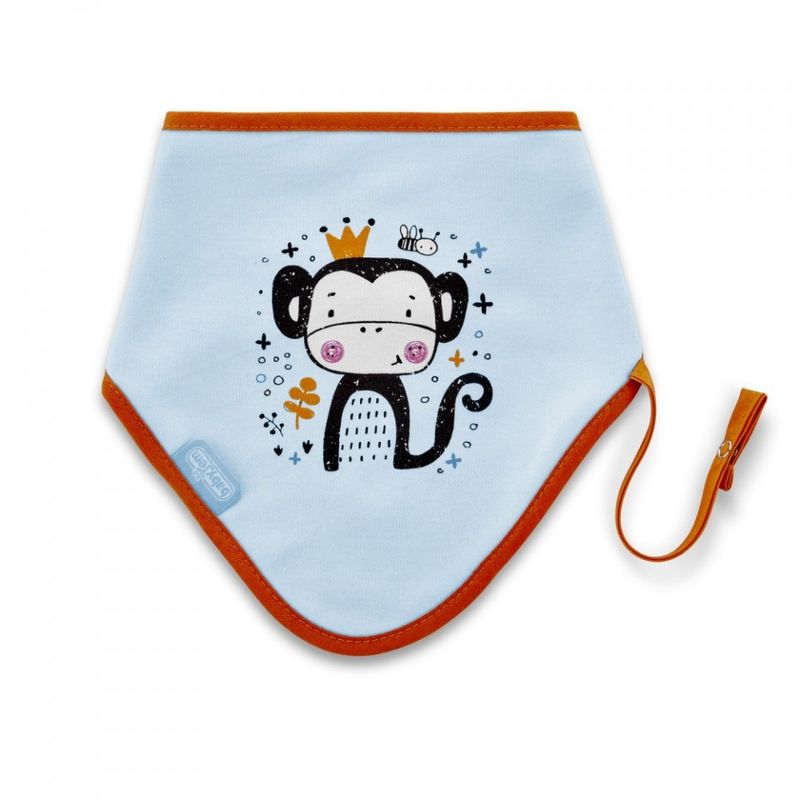 Jucarii, Copii si Bebe - Hrana si alaptare - Biberoane, suzete si accesorii hranire - Articole hranire bebelusi - Baveta cu suport pentru suzeta Triangle BabyJem (Culoare: Roz) - Infinity.ro