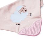 Jucarii, Copii si Bebe - Hrana si alaptare - Biberoane, suzete si accesorii hranire - Articole hranire bebelusi - Baveta triunghi cu accesoriu dentitie BabyJem Cowboy Bib (Culoare: Bleu) - Infinity.ro