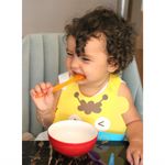 Jucarii, Copii si Bebe - Hrana si alaptare - Biberoane, suzete si accesorii hranire - Articole hranire bebelusi - Baveta BabyJem din silicon Soft Baby Bib (Culoare: Verde) - Infinity.ro