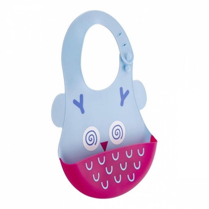 Jucarii, Copii si Bebe - Hrana si alaptare - Biberoane, suzete si accesorii hranire - Articole hranire bebelusi - Baveta BabyJem din silicon Soft Baby Bib (Culoare: Galben) - Infinity.ro