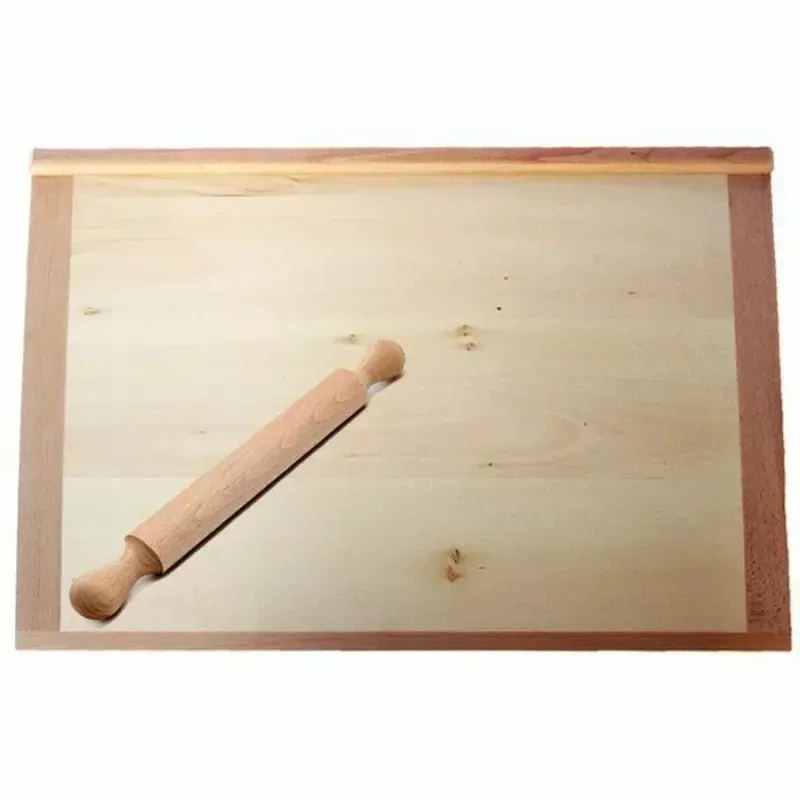 Casa si Gradina - Bucatarie si vesela - Ustensile bucatarie - Tocatoare de bucatarie - Placa de framantat si intins din lemn de fag, 70 x 50 cm - Infinity.ro
