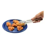 Casa si Gradina - Bucatarie si vesela - Ustensile bucatarie - Polonice, linguri si clesti de bucatarie - Cleste metalic cromat, 24 cm - Infinity.ro