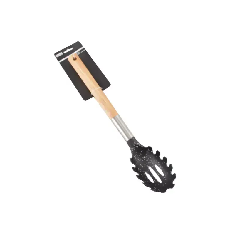 Casa si Gradina - Bucatarie si vesela - Ustensile bucatarie - Polonice, linguri si clesti de bucatarie - Lingura pentru spaghete cu maner de lemn - Infinity.ro