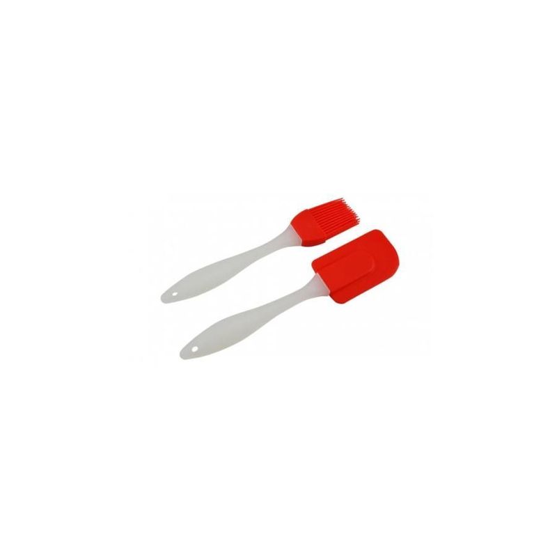 Casa si Gradina - Bucatarie si vesela - Ustensile bucatarie - Pensule, spatule si teluri bucatarie - Set spatula si pensula silicon 2buc. - Infinity.ro