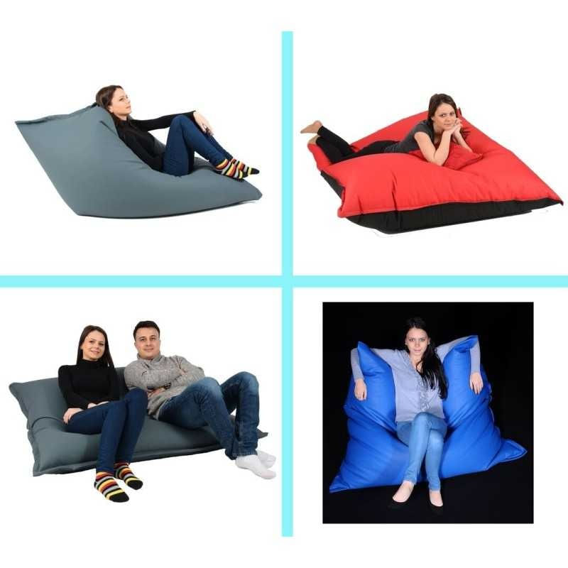 Casa si Gradina - Mobilier - Scaune si fotolii - Fotolii - Fotoliu tip Perna Magic Pillow, material impermeabil, Verde - Infinity.ro