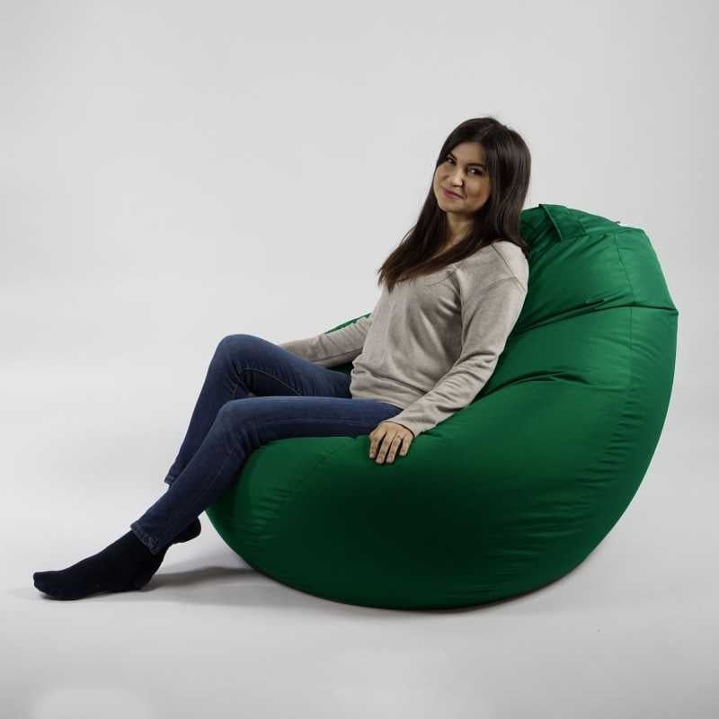 Casa si Gradina - Mobilier - Scaune si fotolii - Fotolii - Fotoliu Nirvana Gigant, material impermeabil, Verde smarald - Infinity.ro