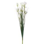 Casa si Gradina - Decoratiuni - Decoratiuni de sezon - Crenguta decorativa flori artificiale, alb, 42cm, plastic - Infinity.ro