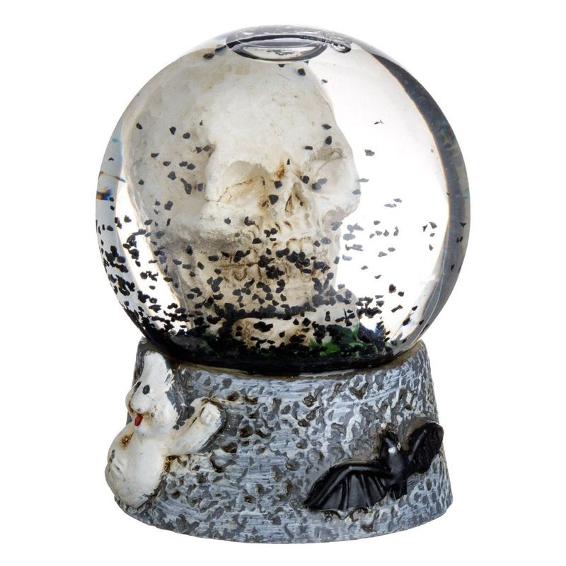 Casa si Gradina - Decoratiuni - Decoratiuni de sezon - Glob decorativ halloween, model dovleac, sticla, 5 x 5 cm, portocaliu/negru - Infinity.ro