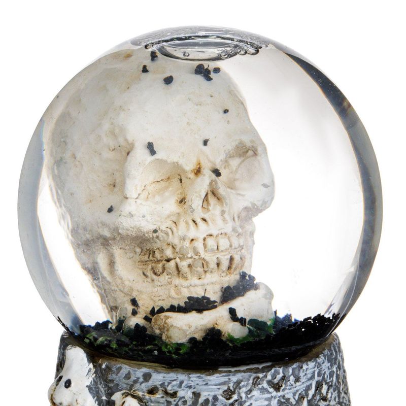 Casa si Gradina - Decoratiuni - Decoratiuni de sezon - Glob decorativ halloween, model dovleac, sticla, 5 x 5 cm, portocaliu/negru - Infinity.ro