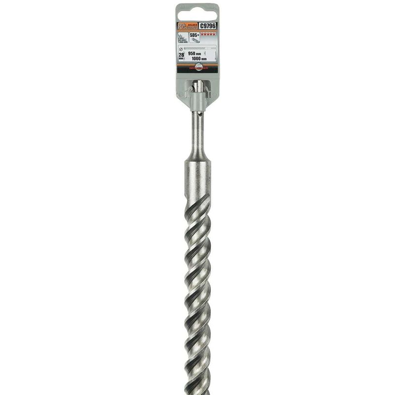 Casa si Gradina - Constructii - Scule electrice si accesorii - Seturi si accesorii pentru gaurit si insurubat - Burghiu profi pentru beton armat, 3 pastile, SDS PLUS, 28x1000 mm, Richmann Exclusive - Infinity.ro