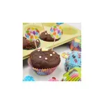 Casa si Gradina - Bucatarie si vesela - Ustensile bucatarie - Forme prajituri - Set decorativ pentru briose, in diferite culori si modele - Infinity.ro