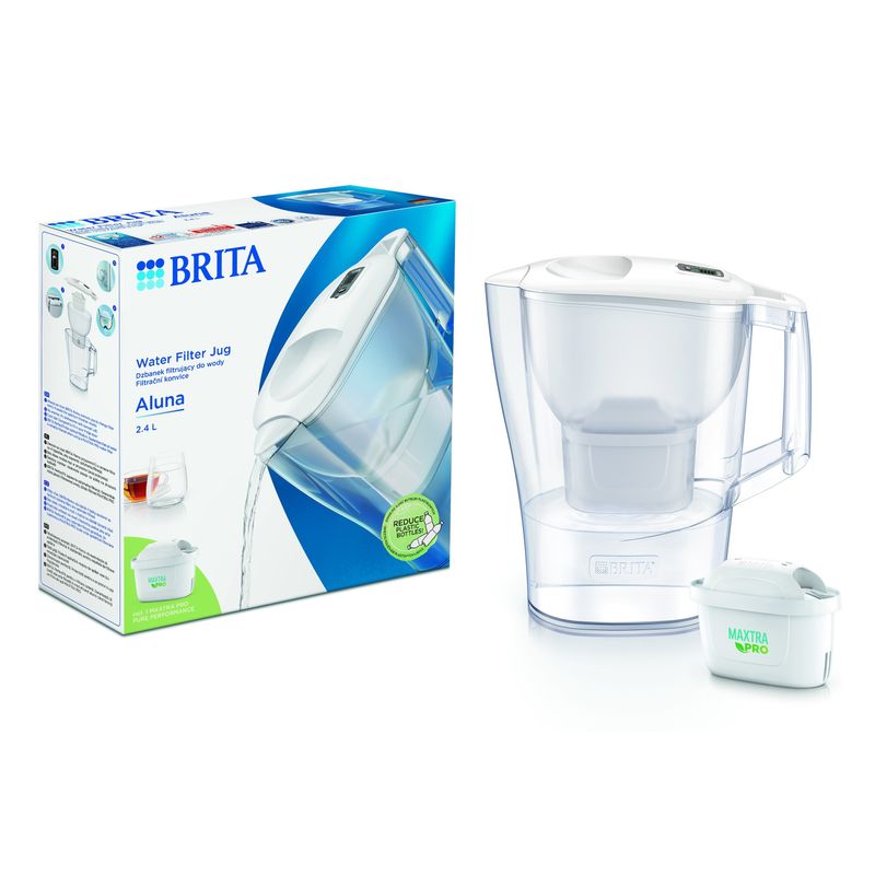 Casa si Gradina - Bucatarie si vesela - Ustensile bucatarie - Cani filtrante si accesorii - Cana filtranta BRITA Aluna 2,4 L Maxtra PRO (white) - Infinity.ro