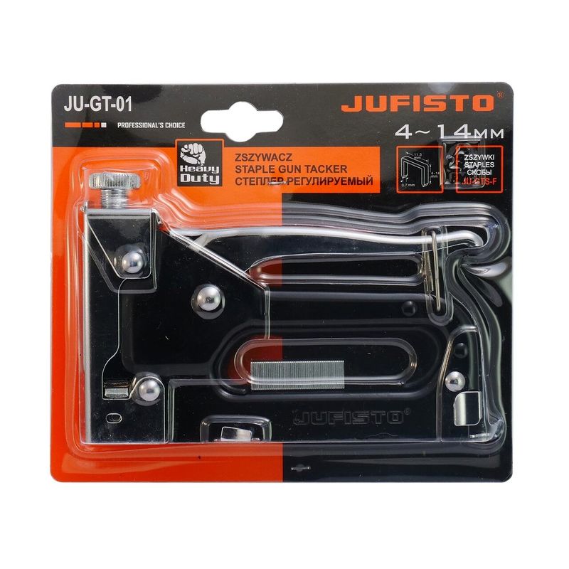 Carti si Birotica - Birotica - Accesorii de birou - Capsatoare si perforatoare - Capsator manual, capse tip J/53, 4-14 mm, Jufisto - Infinity.ro
