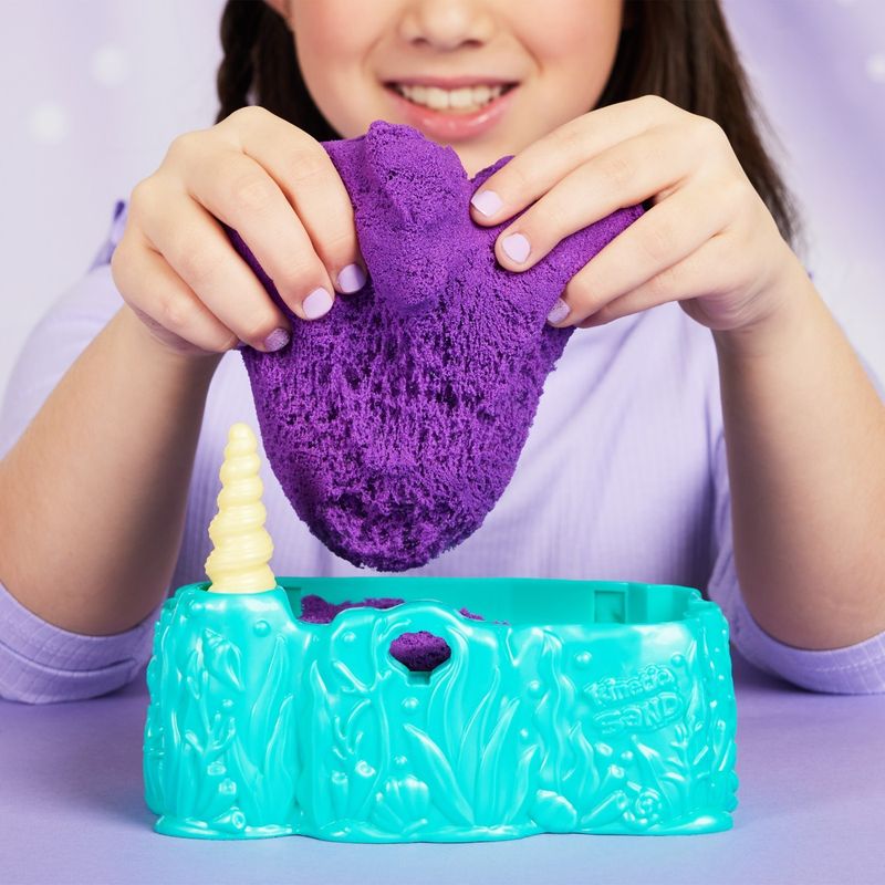 Jucarii, Copii si Bebe - Jucarii si jocuri - Jucarii & jocuri educative - Pasta, lut si nisip modelabil - Kinetic sand set mermaid crystal - Infinity.ro