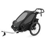 Jucarii, Copii si Bebe - Carucioare si articole de transport - Carucioare - Carucioare sport - Carucior multisport Thule Chariot Sport 1, Midnight Black - Infinity.ro