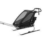 Jucarii, Copii si Bebe - Carucioare si articole de transport - Carucioare - Carucioare sport - Carucior multisport Thule Chariot Sport 1, Midnight Black - Infinity.ro