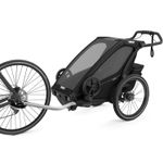 Jucarii, Copii si Bebe - Carucioare si articole de transport - Carucioare - Carucioare sport - Carucior multisport Thule Chariot Sport 1, Midnight Black - Infinity.ro