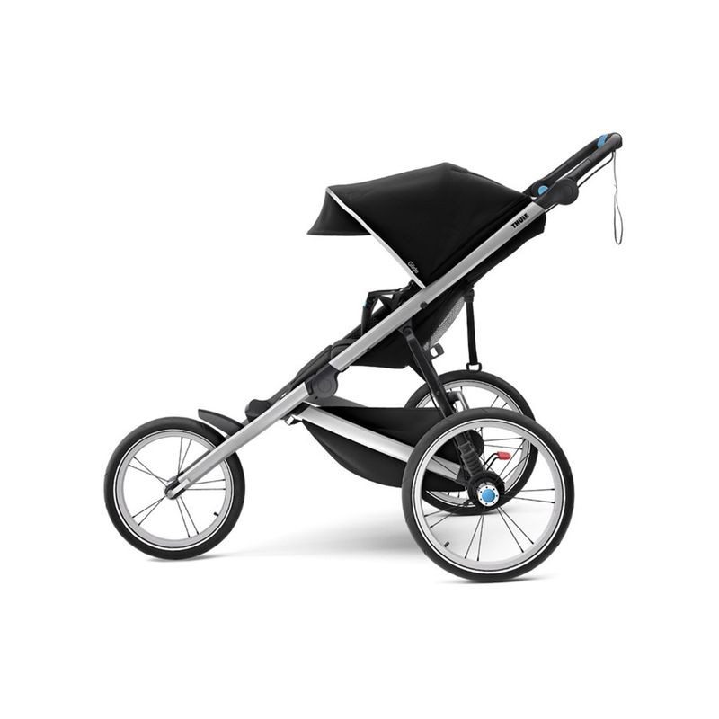 Jucarii, Copii si Bebe - Carucioare si articole de transport - Carucioare - Carucioare sport - Carucior Thule Glide 2 Single Aluminium/Jet Black (model 2020) - Infinity.ro