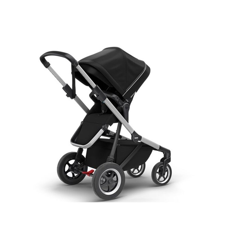 Jucarii, Copii si Bebe - Carucioare si articole de transport - Carucioare - Carucioare sport - Carucior Thule SLEEK Cadru Gri si Copertina Midnight Black - Infinity.ro