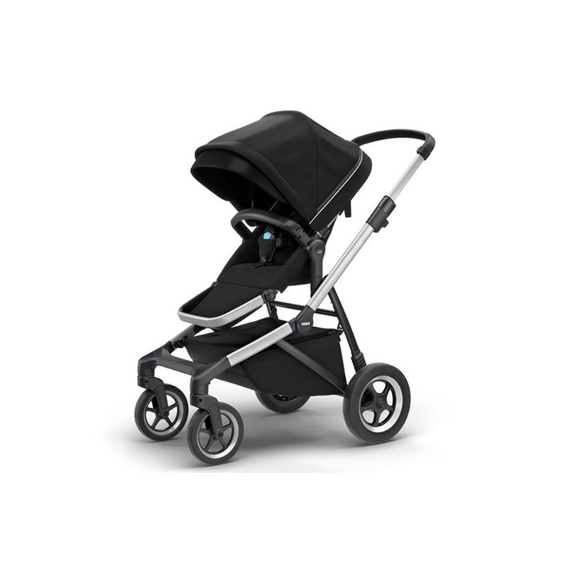 Jucarii, Copii si Bebe - Carucioare si articole de transport - Carucioare - Carucioare sport - Carucior Thule SLEEK Cadru Gri si Copertina Midnight Black - Infinity.ro