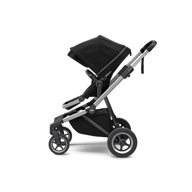 Jucarii, Copii si Bebe - Carucioare si articole de transport - Carucioare - Carucioare sport - Carucior Thule SLEEK Cadru Gri si Copertina Midnight Black - Infinity.ro