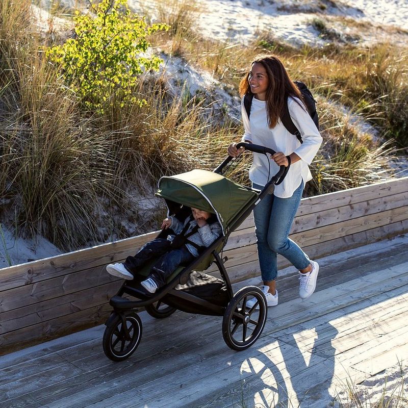 Jucarii, Copii si Bebe - Carucioare si articole de transport - Carucioare - Carucioare sport - Carucior Thule Urban Glide 2 Single Aluminum/Dark Shadow (model2020) - Infinity.ro