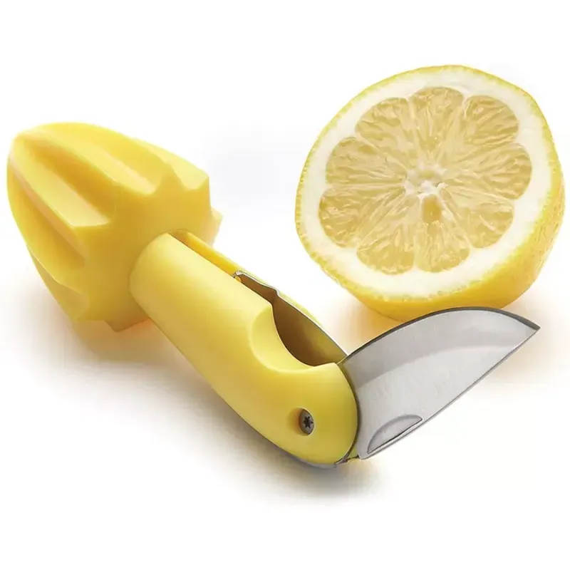 Casa si Gradina - Bucatarie si vesela - Ustensile bucatarie - Prese si storcatoare manuale - Storcator de lamaie multifunctional 4 in 1, razatoare - Infinity.ro