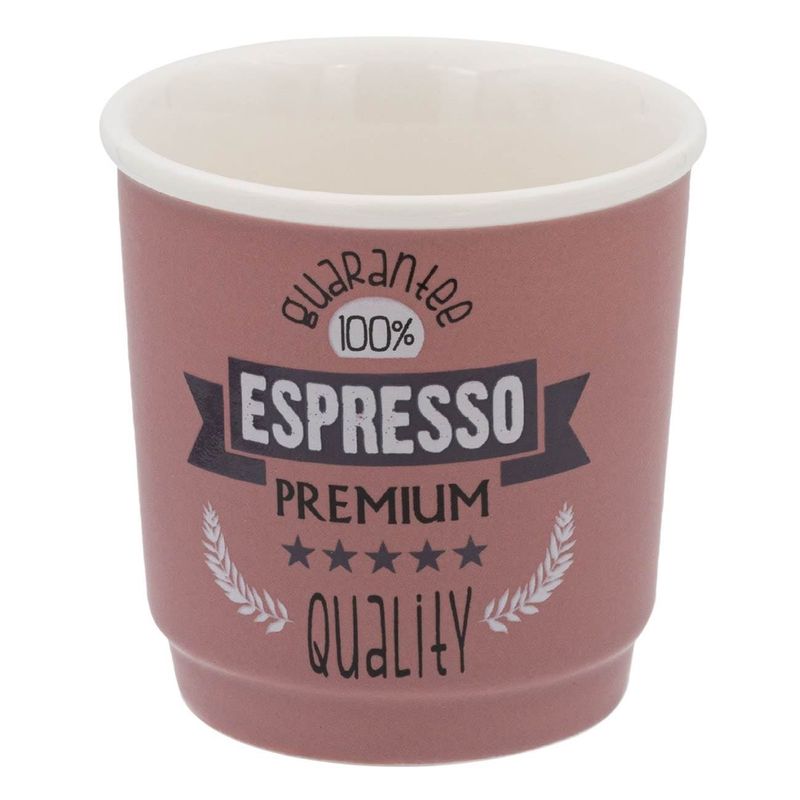 Casa si Gradina - Bucatarie si vesela - Cani si pahare - Cani si cesti - Set cani espresso, new bone, capacitate 90 ml, multicolor - Infinity.ro