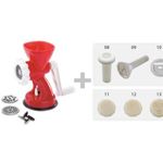 Casa si Gradina - Bucatarie si vesela - Ustensile bucatarie - Masini de tocat manuale - Masina de tocat carne, biscuiti si aparat de facut paste Rigamonti Mincy - Infinity.ro
