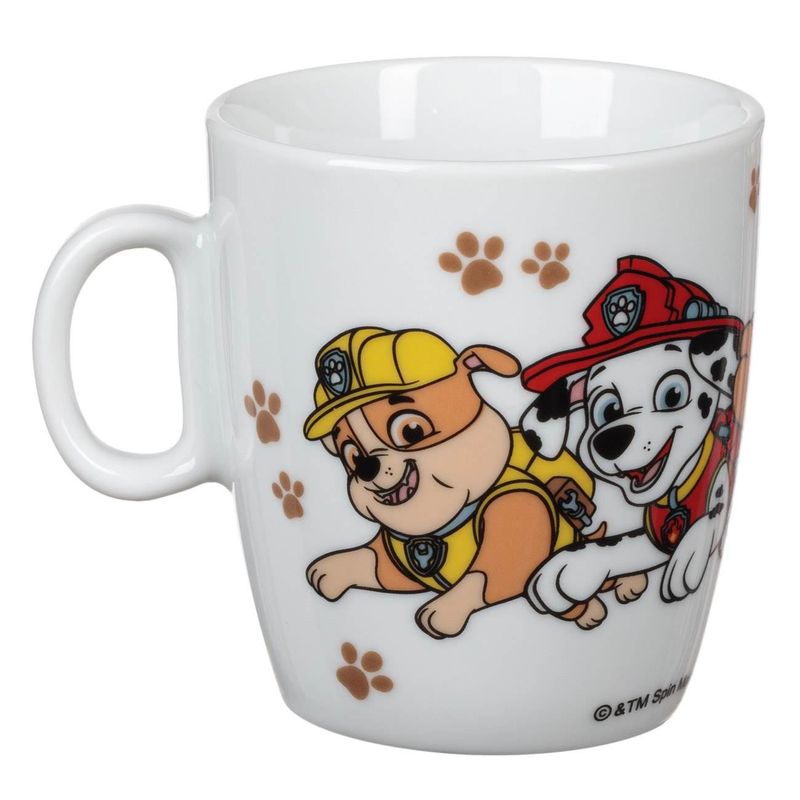Casa si Gradina - Bucatarie si vesela - Cani si pahare - Cani si cesti - Cana portelan paw patrol, alb, capacitate 235ml, diametru 7.5 cm, inaltime 8.5 cm, multicolor - Infinity.ro