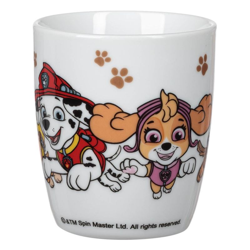Casa si Gradina - Bucatarie si vesela - Cani si pahare - Cani si cesti - Cana portelan paw patrol, alb, capacitate 235ml, diametru 7.5 cm, inaltime 8.5 cm, multicolor - Infinity.ro