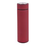 Casa si Gradina - Bucatarie si vesela - Accesorii bar - Termosuri si Cani termos - Termos inox, model bordo, textura mata, filtru intern, capacitate 450ml - Infinity.ro