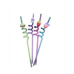 Casa si Gradina - Bucatarie si vesela - Accesorii bar - Paie si decoratiuni cocktail - 4 bucati Pai pentru Copii, Decoratiuni de Petrecere pentru Ziua de Nastere si Baby Shower - Infinity.ro