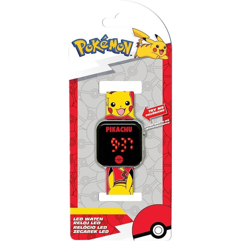 Fashion, accesorii si bijuterii - Copii - Accesorii copii - Bijuterii si ceasuri copii - Ceas de mana copii led Pikachu Pockemon Multicolor - Infinity.ro