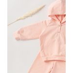 Fashion, accesorii si bijuterii - Copii - Imbracaminte copii - Treninguri si compleuri copii - Set cu hanorac si pantaloni sport din bumbac roz 98 cm 2-3 ani - Infinity.ro