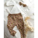 Fashion, accesorii si bijuterii - Copii - Imbracaminte copii - Treninguri si compleuri copii - Set cu bluza si colanti din jersey de bumbac cu imprimeu floral 104 cm 4 ani - Infinity.ro