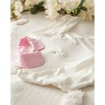 Fashion, accesorii si bijuterii - Copii - Imbracaminte copii - Bluze si camasi copii - Bluza din jersey de bumbac cu guler roz  din bumbac dantelat 86 cm 12-18 luni - Infinity.ro