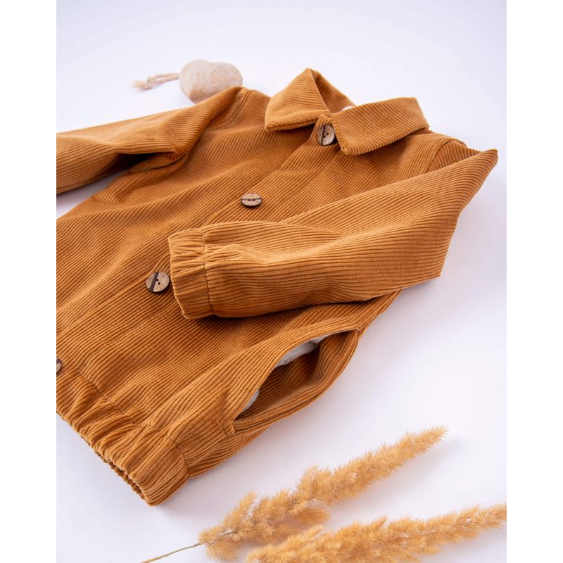 Fashion, accesorii si bijuterii - Copii - Imbracaminte copii - Jachete si geci copii - Jacheta din catifea reiat dublata cu muselina imprimata 110 cm 5 ani - Infinity.ro