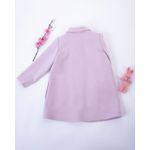 Fashion, accesorii si bijuterii - Copii - Imbracaminte copii - Jachete si geci copii - Palton lila din stofa de lana 116 cm 6 ani - Infinity.ro