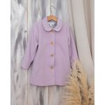 Fashion, accesorii si bijuterii - Copii - Imbracaminte copii - Jachete si geci copii - Palton lila din stofa de lana 116 cm 6 ani - Infinity.ro