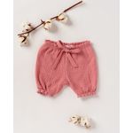 Fashion, accesorii si bijuterii - Copii - Imbracaminte copii - Pantaloni copii - Pantaloni scurti, bufanti, din muselina roz 68 cm 3-6 luni - Infinity.ro