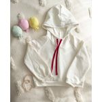 Fashion, accesorii si bijuterii - Copii - Imbracaminte copii - Bluze si camasi copii - Hanorac alb cu gluga 98 cm 2-3 ani - Infinity.ro
