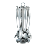 Casa si Gradina - Bucatarie si vesela - Ustensile bucatarie - Seturi ustensile de bucatarie - Set ustensile bucatarie din inox, 7 piese - Zokura - Infinity.ro