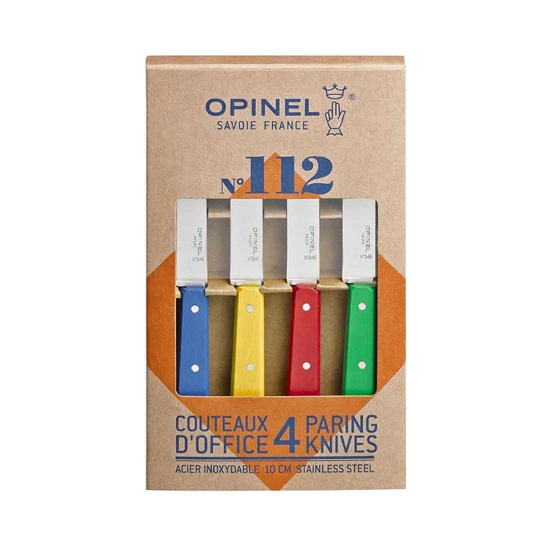 Casa si Gradina - Bucatarie si vesela - Vesela si tacamuri - Cutite si seturi de cutite - Set cutite N°112, 4 piese, "Les Essentiels" - Opinel - Infinity.ro